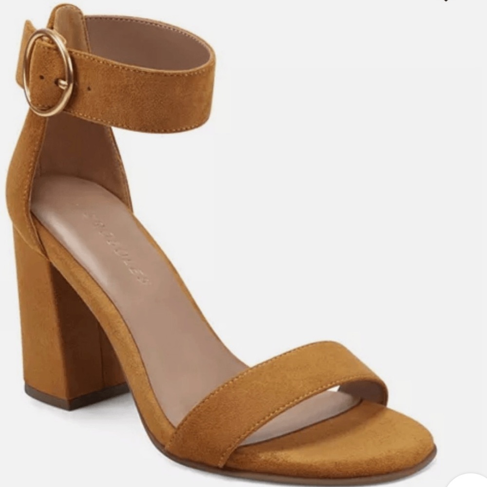 Aerosoles Lawrence Sandal - Tan Faux Suede - Size 10 - NWT